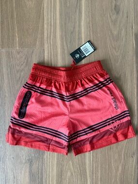 Baseball Lifestyle 101 - Crayon Youth Shorts- Dead Red- Size YM- NEW WITH TAGS